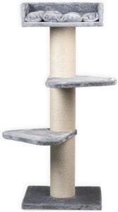 Arbres à Chat RHRQuality pour Grands Chats - Royalty - 158 cm de Haut - avec poteaux en si